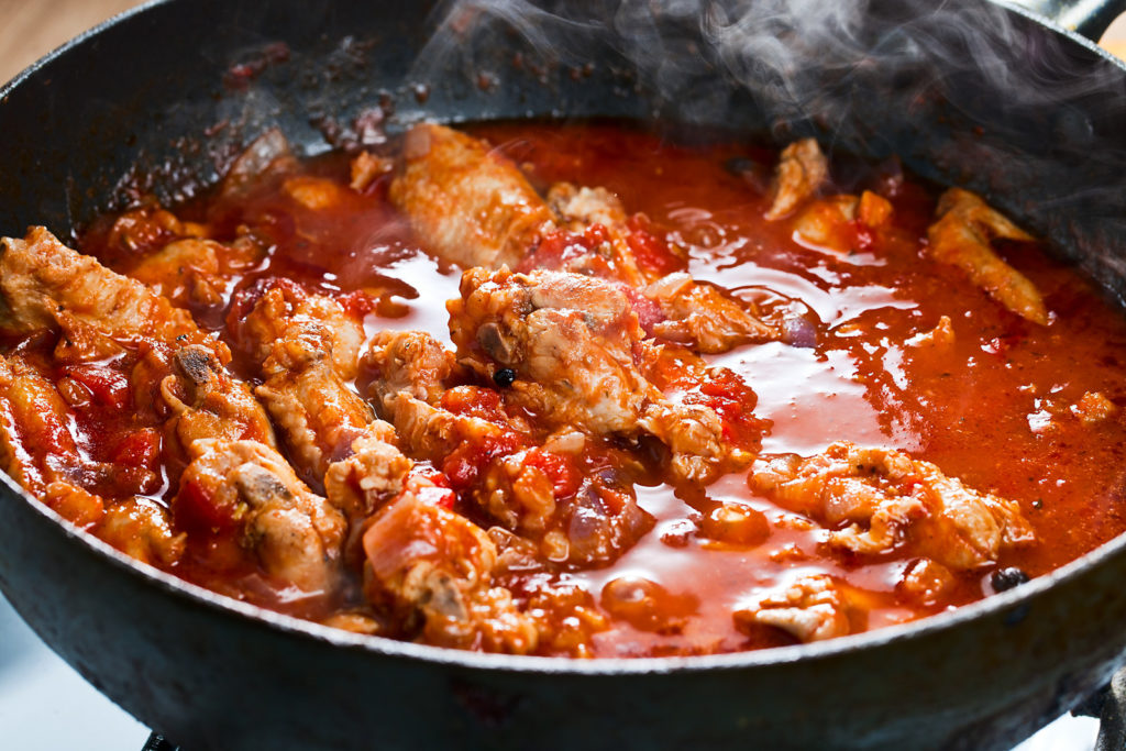 pollo all’arrabbiata